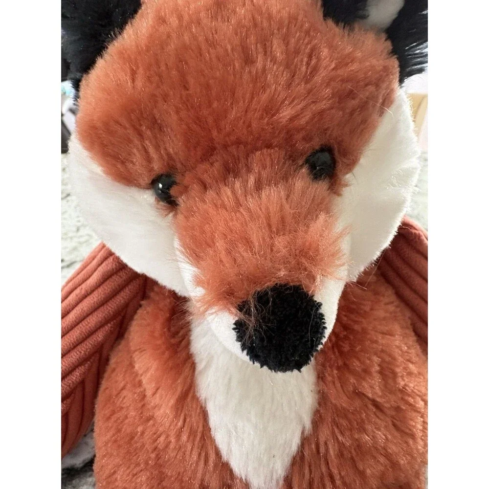 Scentsy Buddy Fern Plush Fox Stuffed Animal With Corduroy Arms & Legs-No Pak